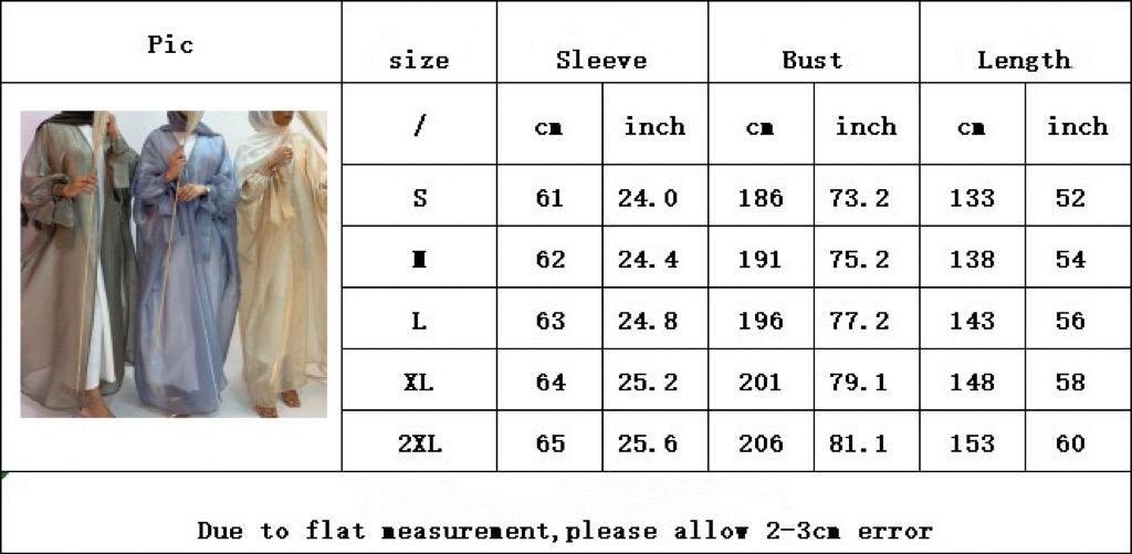 #LY27 Open abaya Organza Abaya Shiny open Abaya Muslim Long Women Dress