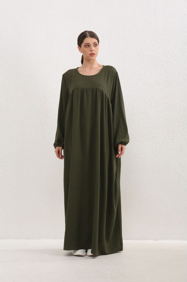 #LY30 Crepe abaya ,maxi dress loose-fitting arabic clothing muslim dress A-Line Plain