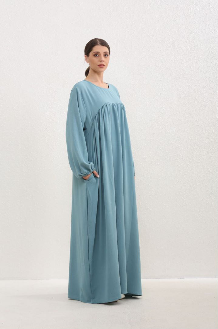 #LY30 Crepe abaya ,maxi dress loose-fitting arabic clothing muslim dress A-Line Plain