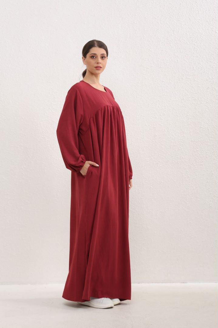 #LY30 Crepe abaya ,maxi dress loose-fitting arabic clothing muslim dress A-Line Plain