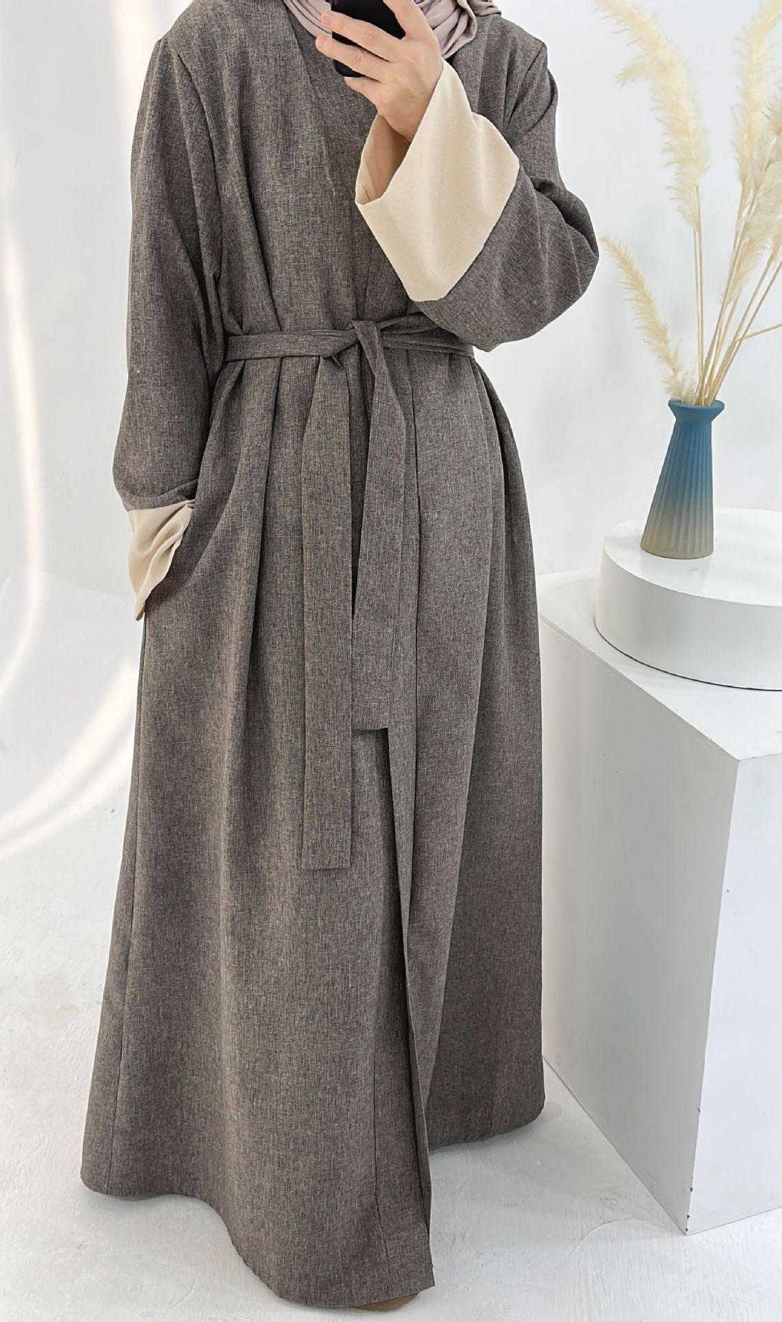 #LY20 Lien open abaya , Cardigan, Muslim long dress, Maxi dress