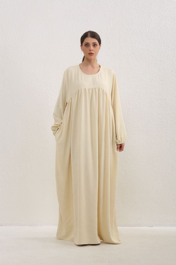 #LY30 Crepe abaya ,maxi dress loose-fitting arabic clothing muslim dress A-Line Plain