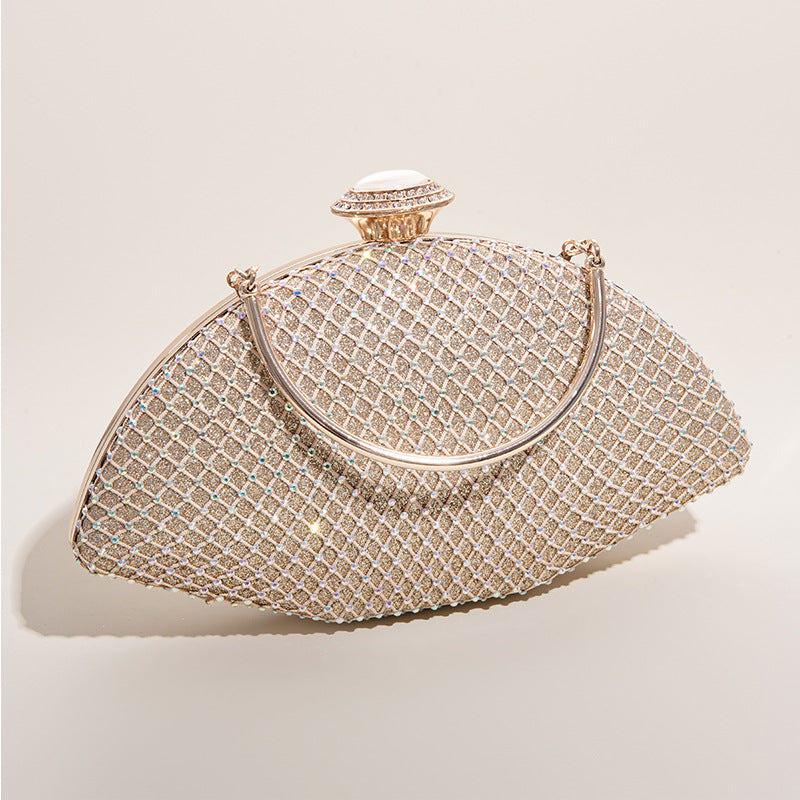 #LY11  Clutch bag Diamond-studded dress bag Handbag