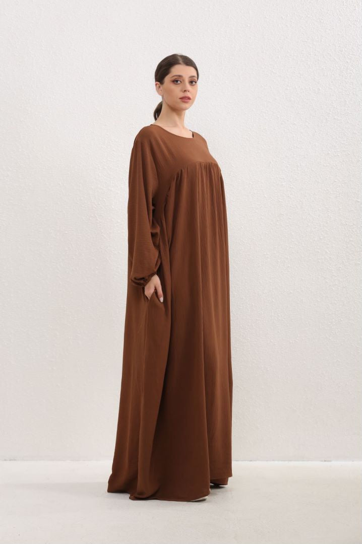 #LY30 Crepe abaya ,maxi dress loose-fitting arabic clothing muslim dress A-Line Plain