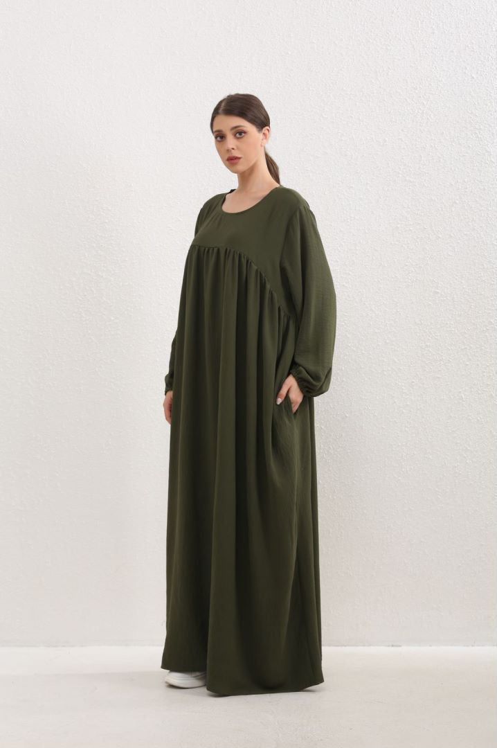 #LY30 Crepe abaya ,maxi dress loose-fitting arabic clothing muslim dress A-Line Plain