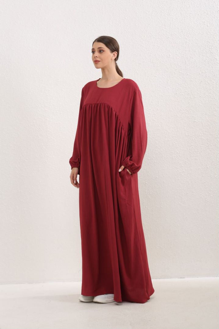 #LY30 Crepe abaya ,maxi dress loose-fitting arabic clothing muslim dress A-Line Plain