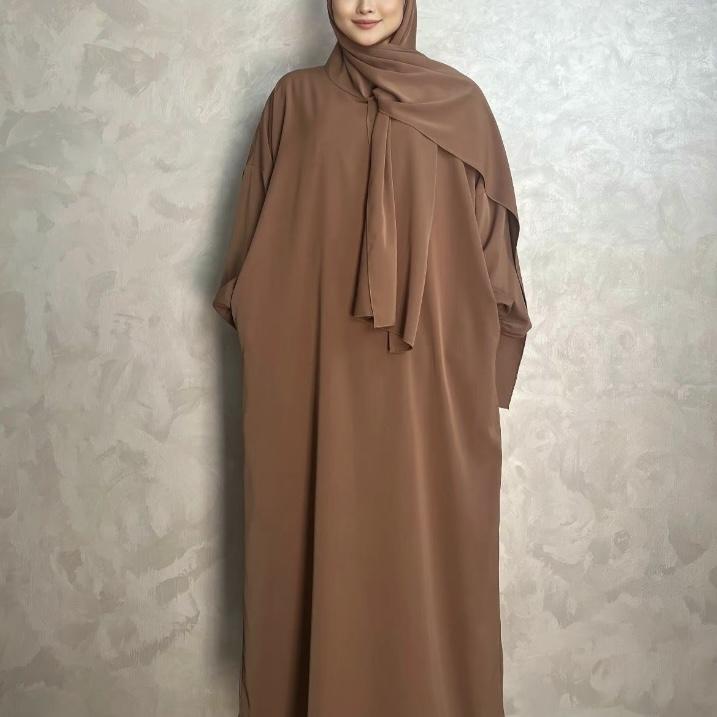 #LY38 Hooded abaya, abaya with scarf, Maxi dress, muslim long women dress