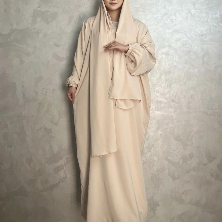 #LY38 Hooded abaya, abaya with scarf, Maxi dress, muslim long women dress